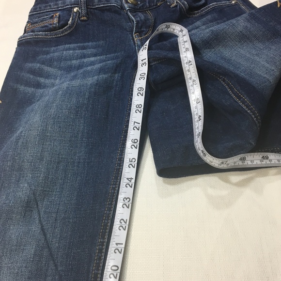 Express Womens Denim Jeans Boot Cut Size 2 Regular - Picture 6 of 8
